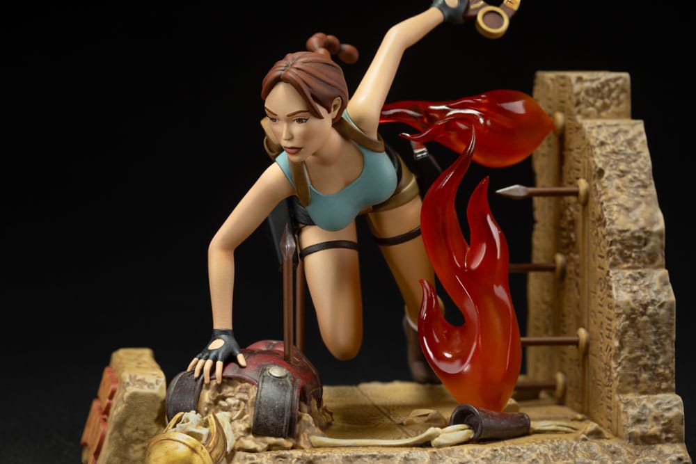 Tomb Raider 1996 PVC Statue Lara Croft Classic Era 17 cm  - Versand: 5-7 Tage nach Bestellung