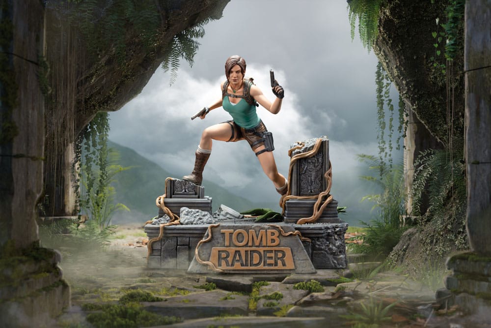 Tomb Raider PVC Statue Lara Croft 24 cm   - Versand: 5-7 Tage nach Bestellung