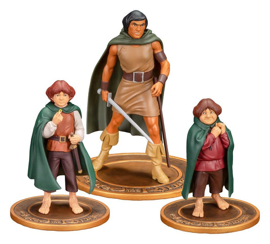Der Herr der Ringe Animated Film PVC Figuren 3er-Pack Frodo, Aragorn, and Samwise - Preorder - ETA: 24.12.2026