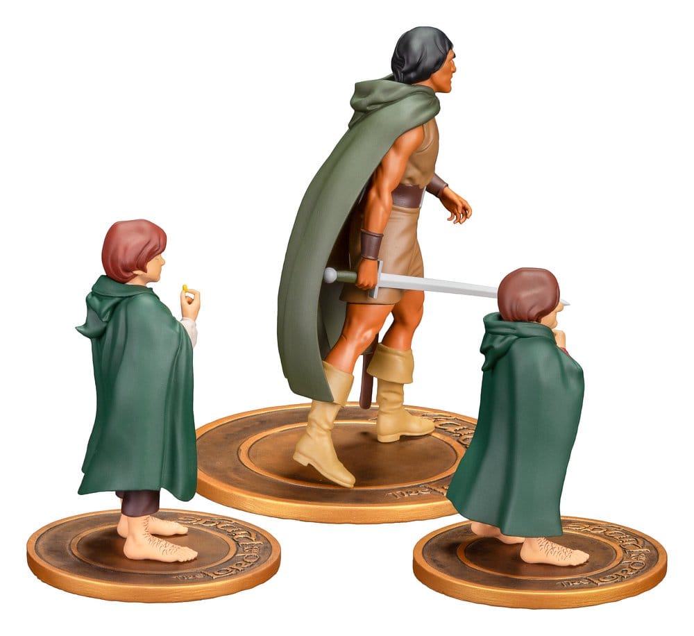 Der Herr der Ringe Animated Film PVC Figuren 3er-Pack Frodo, Aragorn, and Samwise - Preorder - ETA: 24.12.2026