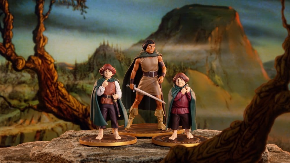 Der Herr der Ringe Animated Film PVC Figuren 3er-Pack Frodo, Aragorn, and Samwise - Preorder - ETA: 24.12.2026