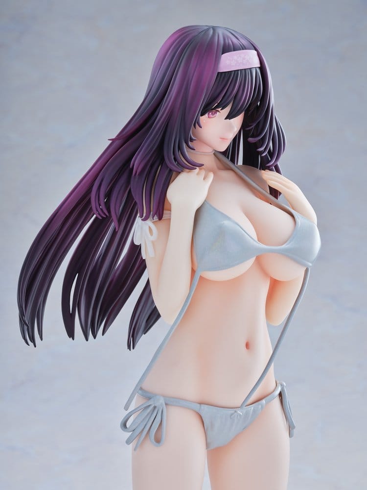 Original Model Statue 1/5 Tomoe Sakura Swimsuit Black Hair Ver. Illustration by Toshi Tsutakaze 32 cm - Preorder - ETA: 19.09.2026