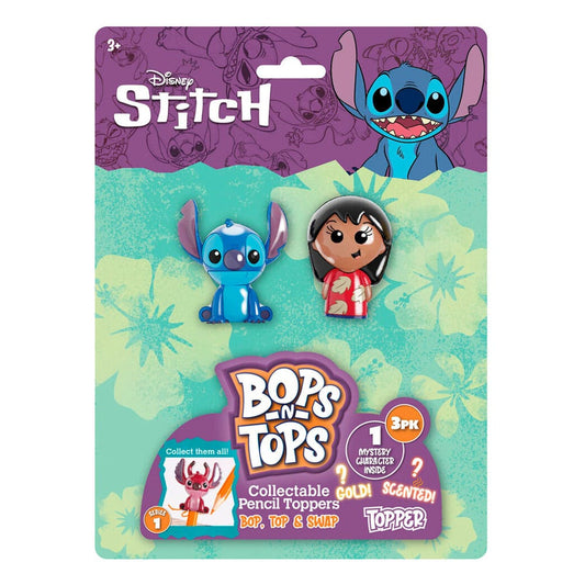 Lilo & Stitch Blister mit 3x Figuren für Stifte - Versand: 7 Tage nach Bestellung
