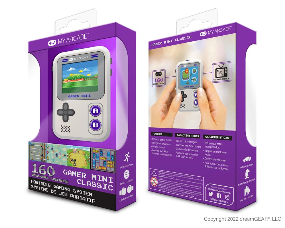 My Arcade tragbare Spielkonsole Gamer Mini Classic  - Versand: 7 Tage nach Bestellung