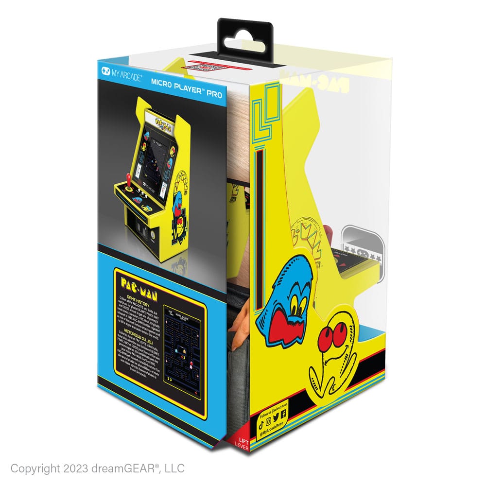 Pac-Man tragbare Spielkonsole Retro Arcade Micro Player Pro  - Versand: 7 Tage nach Bestellung
