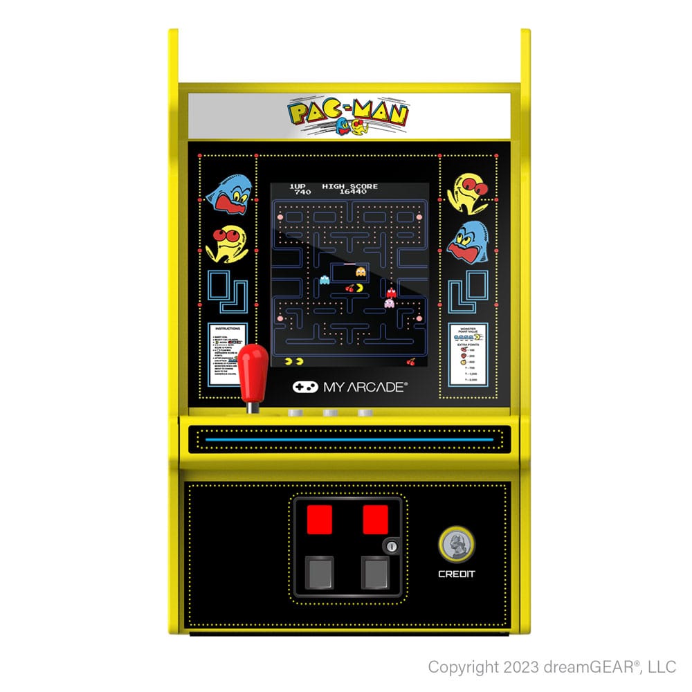 Pac-Man tragbare Spielkonsole Retro Arcade Micro Player Pro  - Versand: 7 Tage nach Bestellung