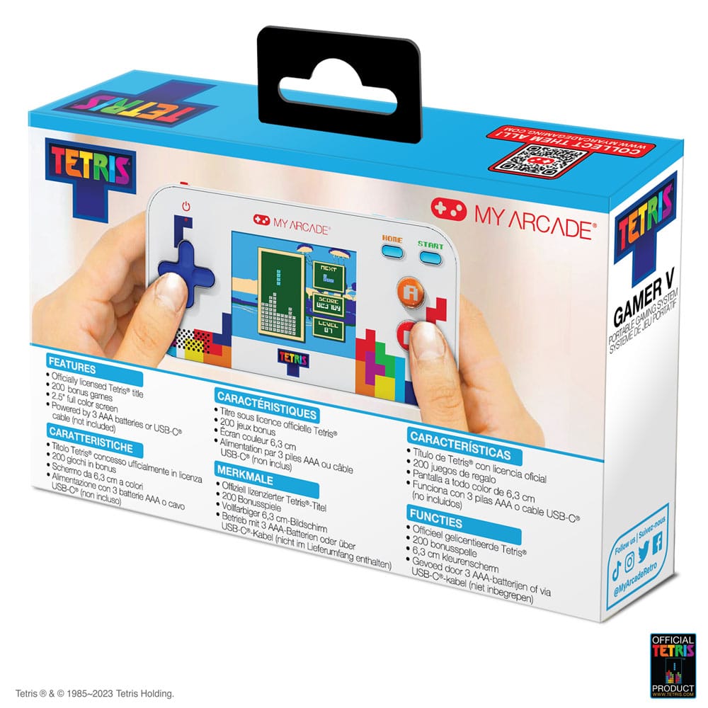 Tetris tragbare Video Spielkonsole Gamer V  - Versand: 7 Tage nach Bestellung