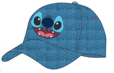 Lilo & Stitch Baseball Cap Stitch´s Face   - Versand: 7 Tage nach Bestellung