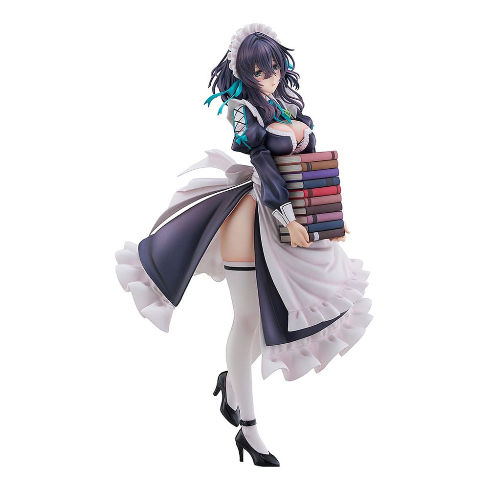 Original Illustration PVC Statue 1/6 Maid Maison Hanikami Kanojo Hikage Chigami Illustration by Piromizu 28 cm     - Versand: 7 Tage nach Bestellung