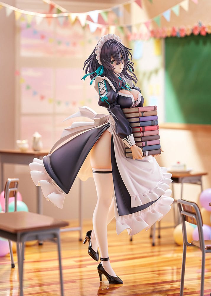 Original Illustration PVC Statue 1/6 Maid Maison Hanikami Kanojo Hikage Chigami Illustration by Piromizu 28 cm     - Versand: 7 Tage nach Bestellung