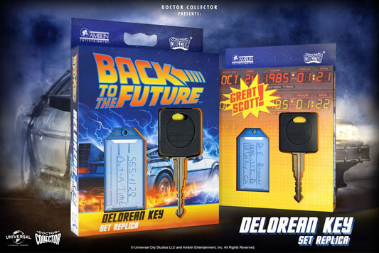 Zurück in die Zukunft Replik 1/1 DeLorean Autoschlüssel   - Preorder - ETA: 02.10.2025
