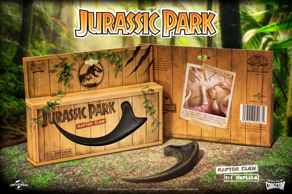 Jurassic Park Replik 1/1 Velociraptor Kralle   - Preorder - ETA: 29.10.2025