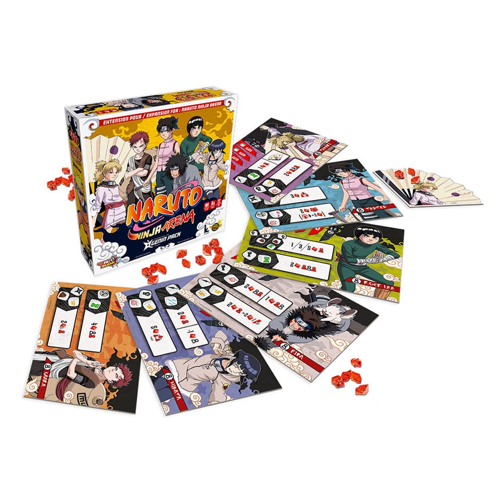 Naruto Würfelspiel-Erweiterung Ninja Arena: Genin Pack  - Versand: 5-7 Tage nach Bestellung