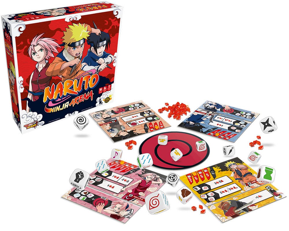 Naruto Würfelspiel Ninja Arena    - Versand: 5-7 Tage nach Bestellung