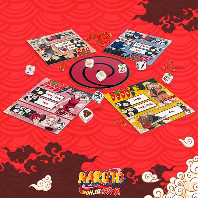 Naruto Würfelspiel Ninja Arena    - Versand: 5-7 Tage nach Bestellung