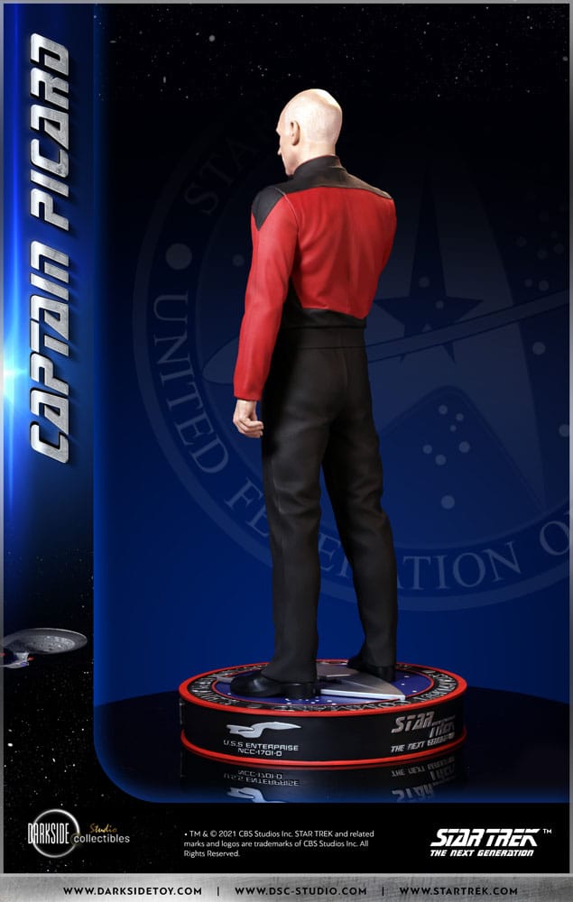 Star Trek The Next Generation Statue 1/3 Captain Jean-Luc Picard 66 cm - Versand: 5-7 Tage nach Bestellung