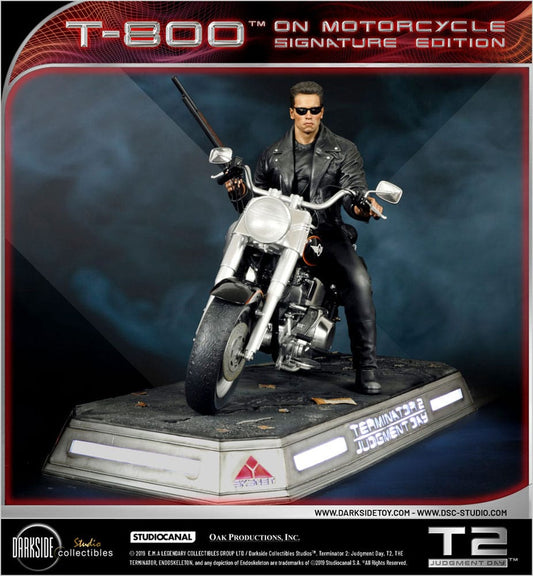 Terminator 2 Statue T-800 On Motorcycle Limited Signature Edition 70 cm - Preorder - ETA: 26.11.2025