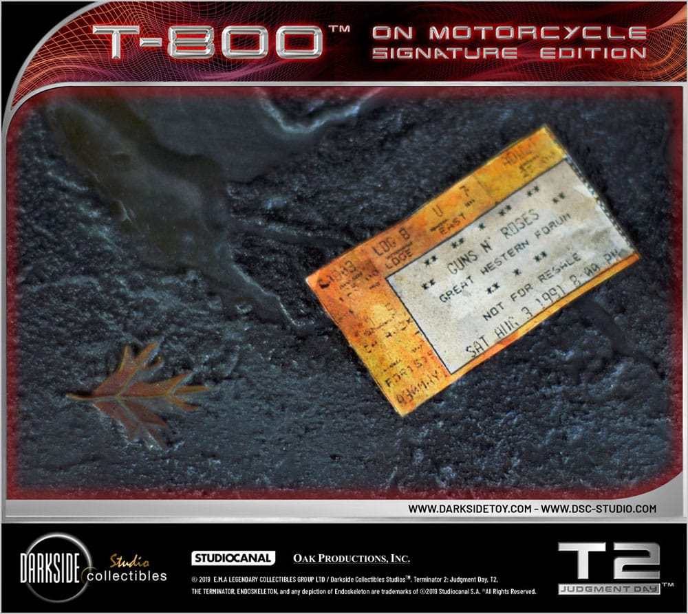 Terminator 2 Statue T-800 On Motorcycle Limited Signature Edition 70 cm - Preorder - ETA: 26.11.2025