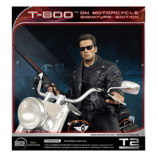 Terminator 2 Statue T-800 On Motorcycle Limited Signature Edition Exclusive 70 cm - Preorder - ETA: 26.11.2025