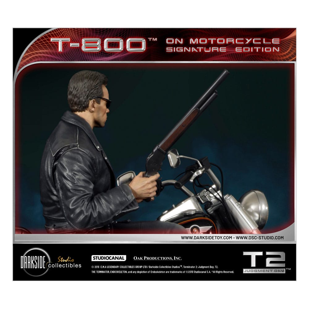 Terminator 2 Statue T-800 On Motorcycle Limited Signature Edition Exclusive 70 cm - Preorder - ETA: 26.11.2025