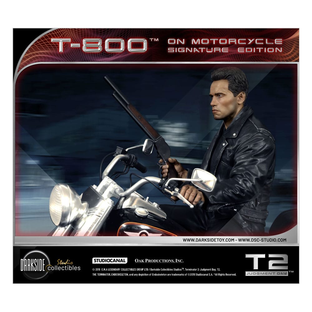 Terminator 2 Statue T-800 On Motorcycle Limited Signature Edition Exclusive 70 cm - Preorder - ETA: 26.11.2025
