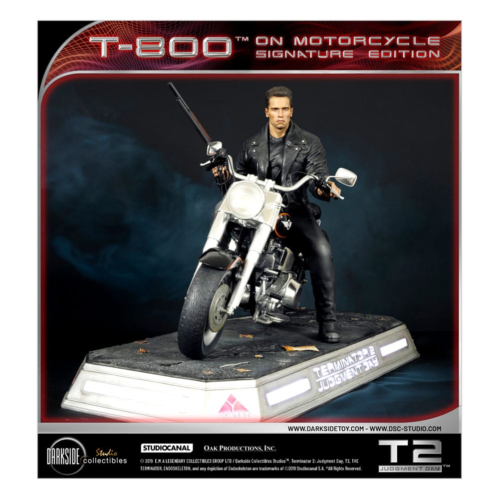 Terminator 2 Statue T-800 On Motorcycle Limited Signature Edition Exclusive 70 cm - Preorder - ETA: 26.11.2025