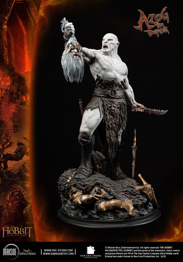 Der Hobbit QS Series Statue 1/4 Azog The Defiler John Howe Signature Edition Edition 68 cm - Preorder - ETA: 23.11.2025