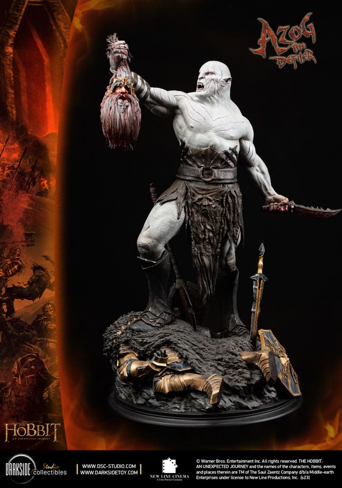 Der Hobbit QS Series Statue 1/4 Azog The Defiler John Howe Signature Edition Edition 68 cm - Preorder - ETA: 23.11.2025