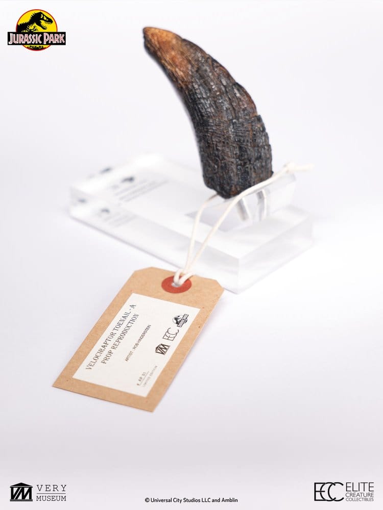 Jurassic Park 1/1 Replik Velociraptor Toenail Type A 11 cm - Preorder - ETA: 25.02.2027
