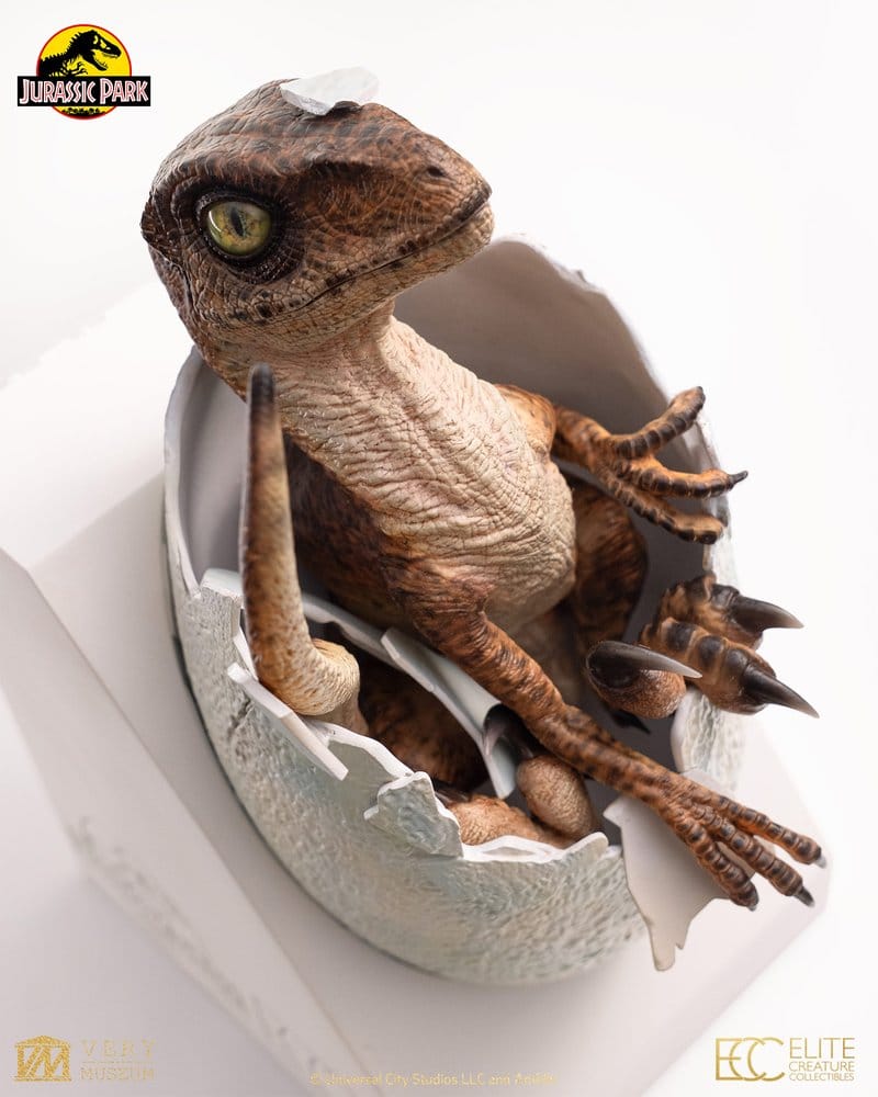 Jurassic Park Replik Velociraptor Hatching Egg 24 cm - Preorder - ETA: 25.08.2027