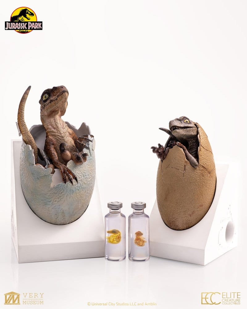 Jurassic Park Replik Velociraptor Hatching Egg 24 cm - Preorder - ETA: 25.08.2027
