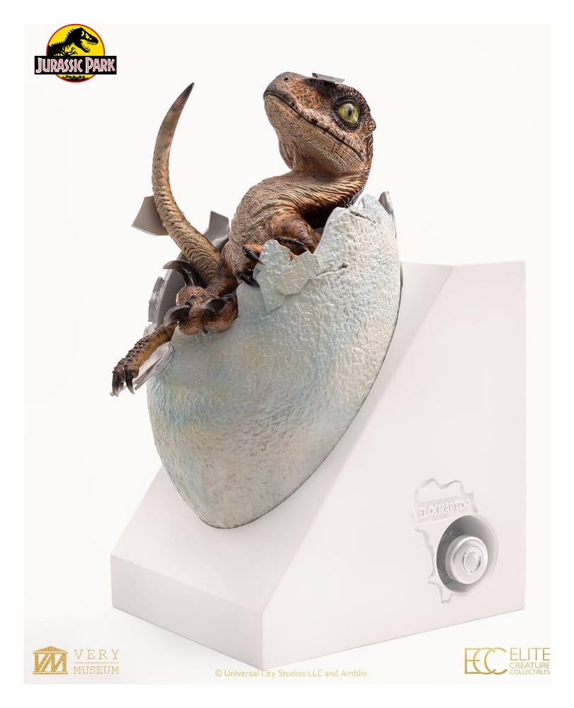 Jurassic Park Replik Velociraptor Hatching Egg 24 cm - Preorder - ETA: 25.08.2027