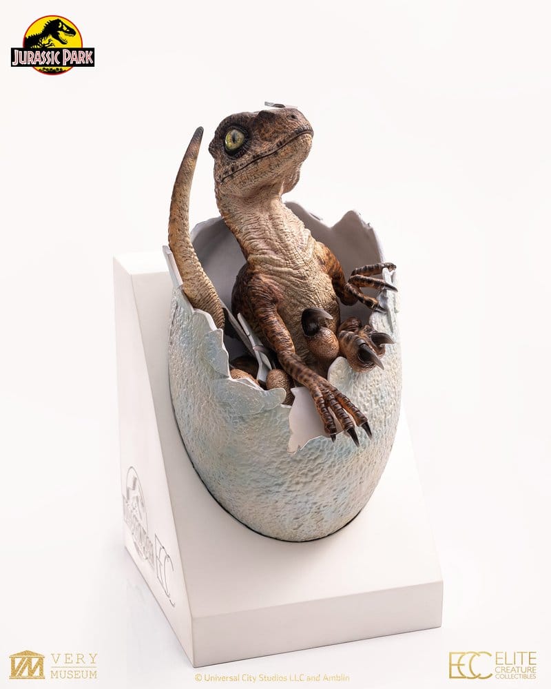 Jurassic Park Replik Velociraptor Hatching Egg 24 cm - Preorder - ETA: 25.08.2027