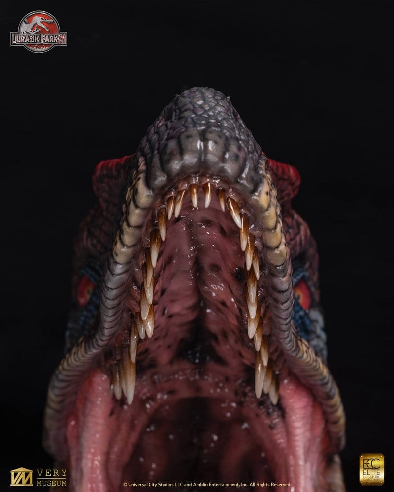 Jurassic Park III Life Size Büste Male Alpha Velociraptor "Blood Knight" 83 cm - Preorder - ETA: 25.08.2027