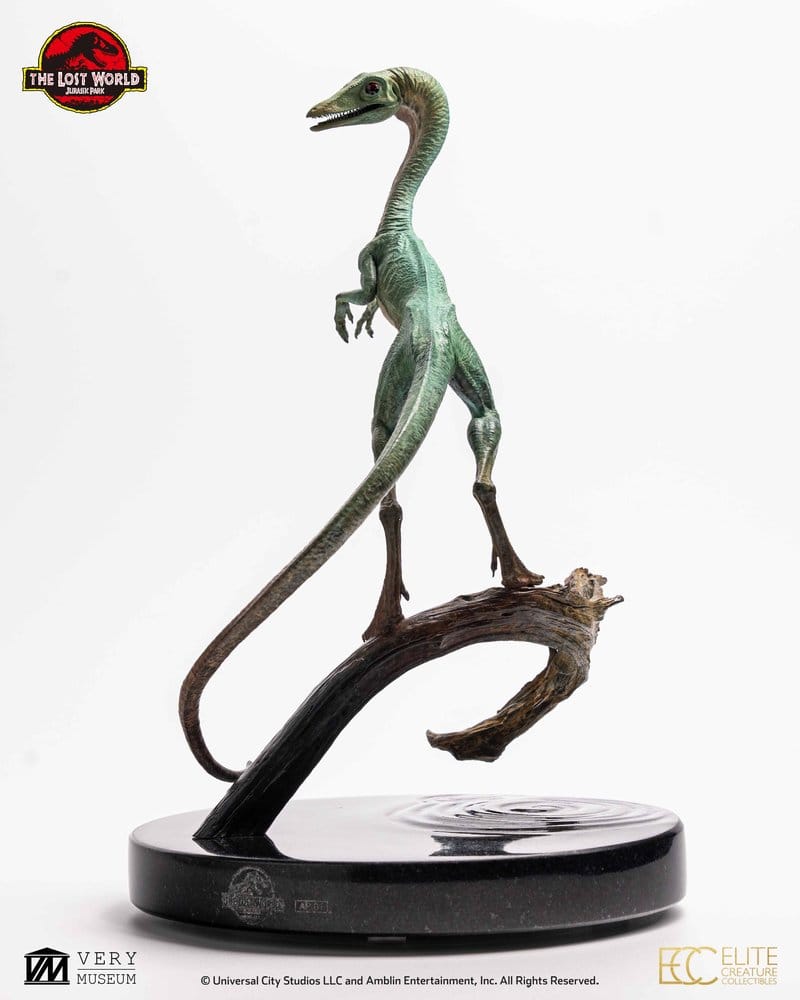 Vergessene Welt: Jurassic Park Statue 2/3 Compsognathus Bronze 28 cm - Preorder - ETA: 25.05.2027