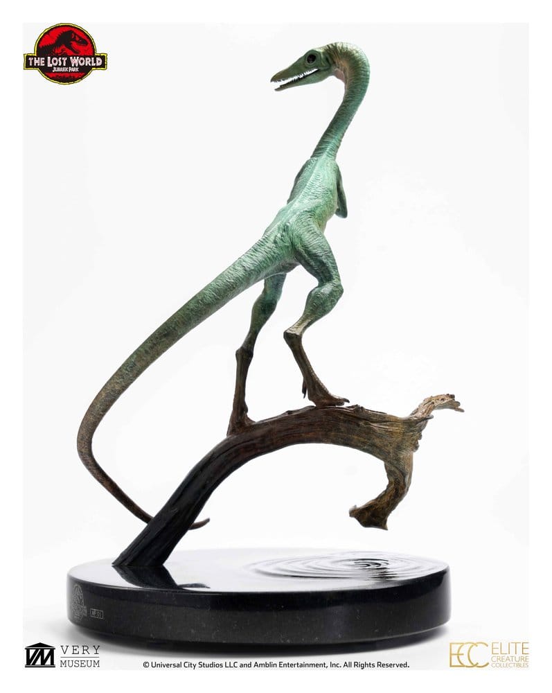 Vergessene Welt: Jurassic Park Statue 2/3 Compsognathus Bronze 28 cm - Preorder - ETA: 25.05.2027