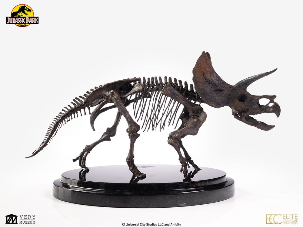 Jurassic Park Statue 1/24 Triceratops Fossil Skeleton Bronze 35 cm - Preorder - ETA: 25.05.2027