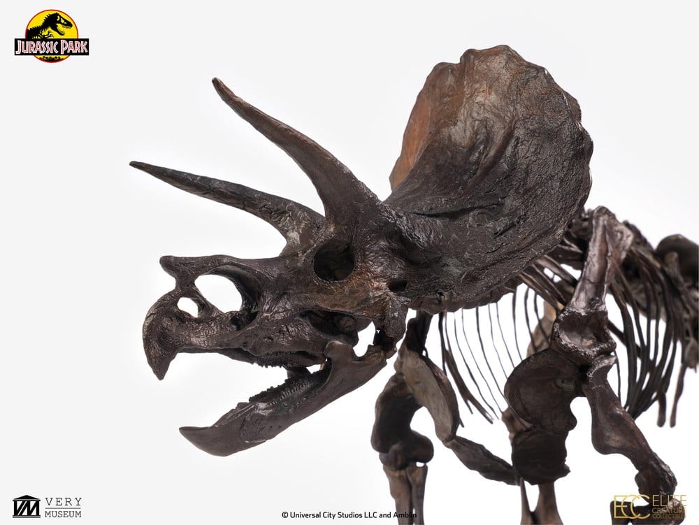Jurassic Park Statue 1/24 Triceratops Fossil Skeleton Bronze 35 cm - Preorder - ETA: 25.05.2027