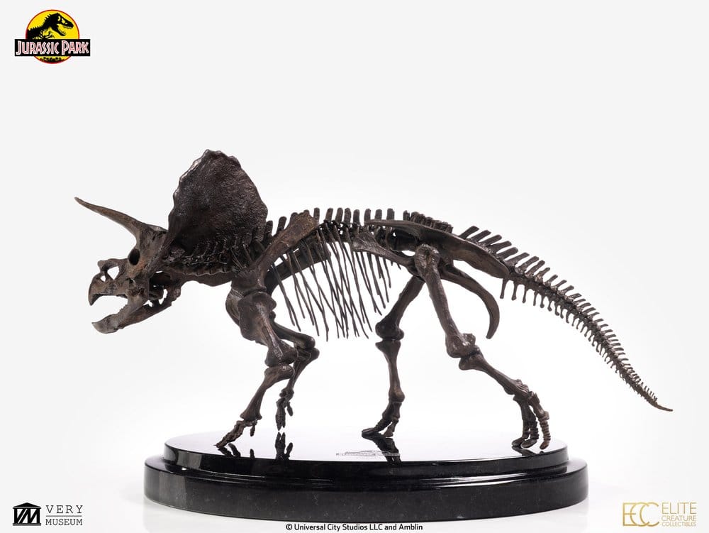 Jurassic Park Statue 1/24 Triceratops Fossil Skeleton Bronze 35 cm - Preorder - ETA: 25.05.2027