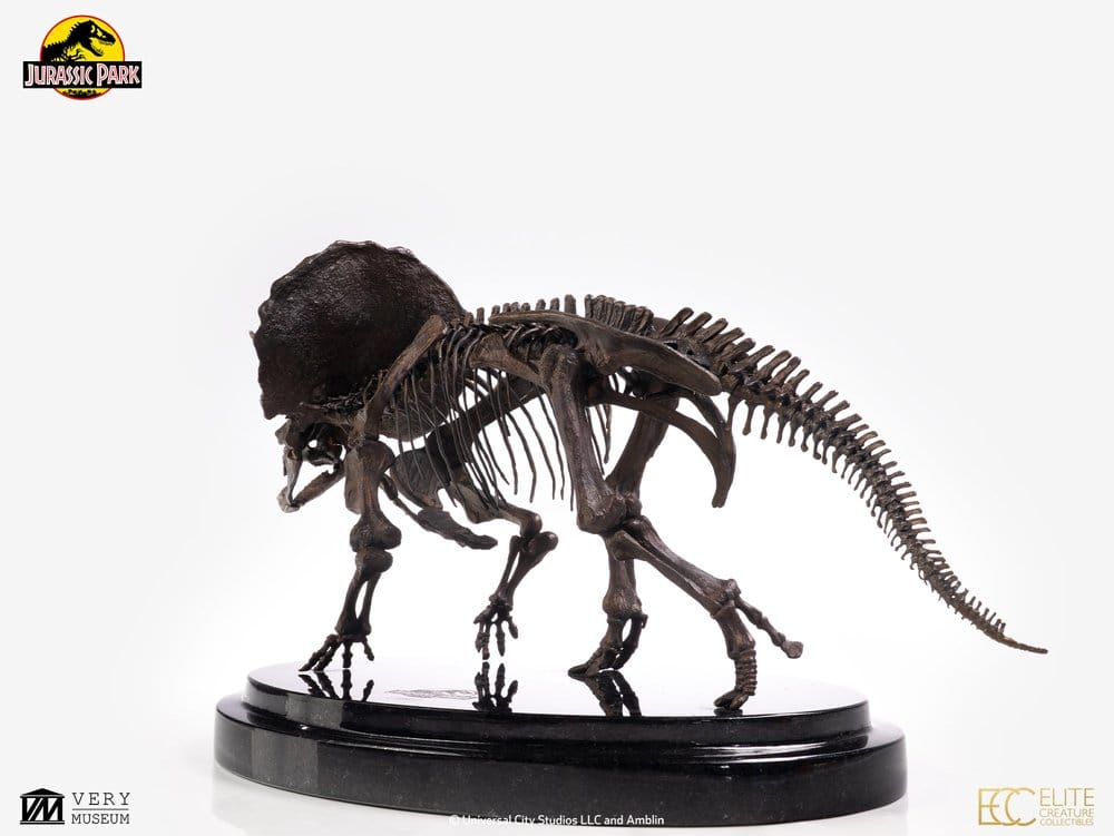 Jurassic Park Statue 1/24 Triceratops Fossil Skeleton Bronze 35 cm - Preorder - ETA: 25.05.2027