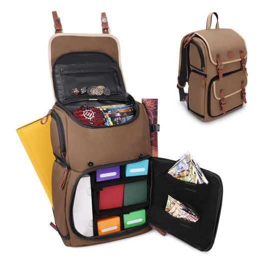 Enhance TCG Series Trading Card Backpack Designer Edition Tan Full-size - Preorder - ETA: 17.10.2025