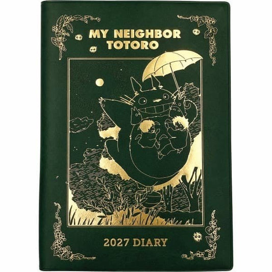 Mein Nachbar Totoro Tagebuch Totoro spinning top green gold foil - Preorder - ETA: 25.01.2027