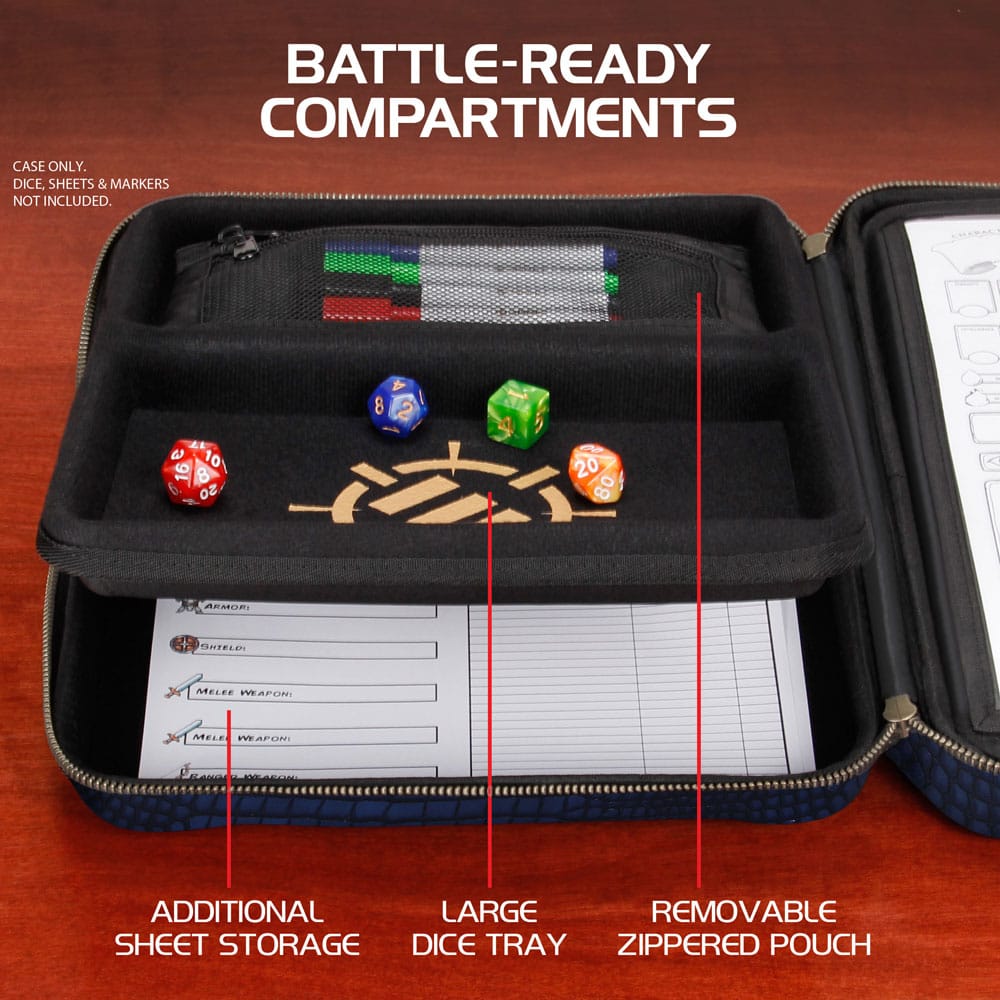 Enhance RPG Series Collector's Edition Organizer Case Blue - Versand: 5-7 Tage nach Bestellung