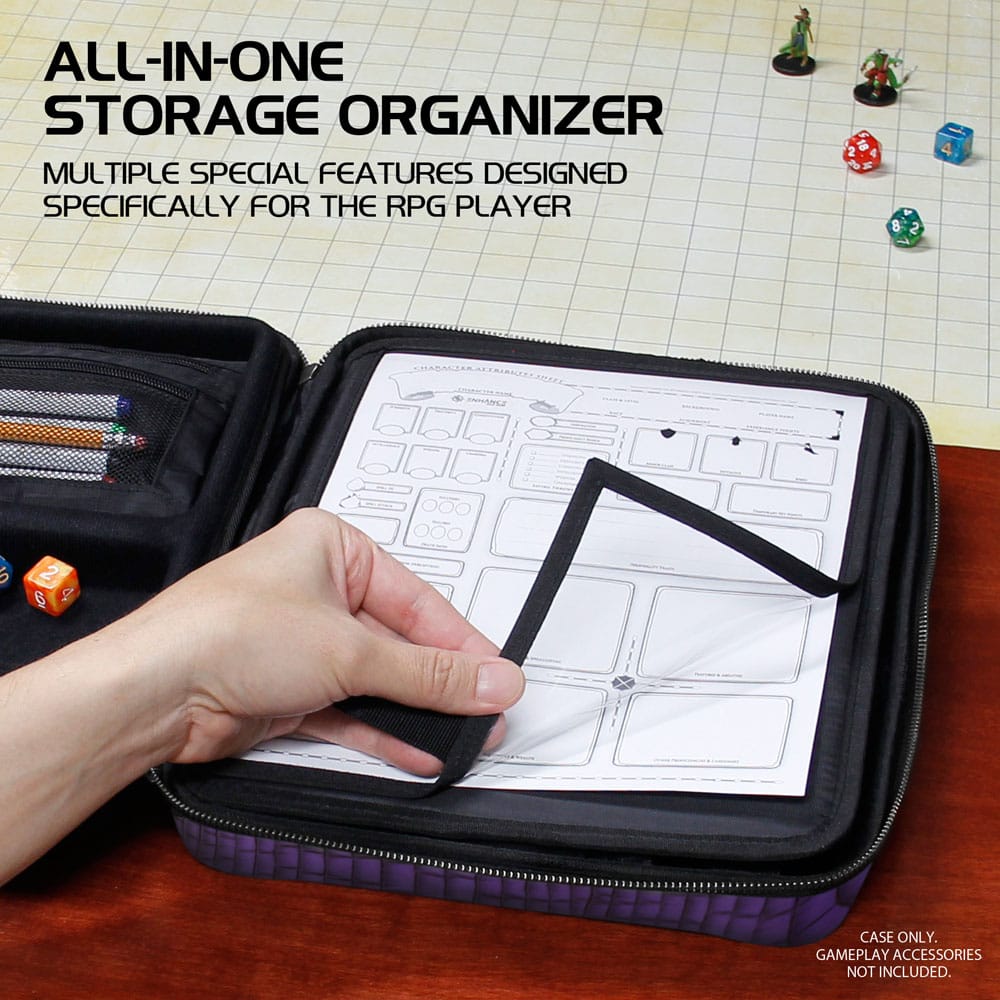 Enhance RPG Series Collector's Edition Organizer Case Purple - Versand: 5-7 Tage nach Bestellung