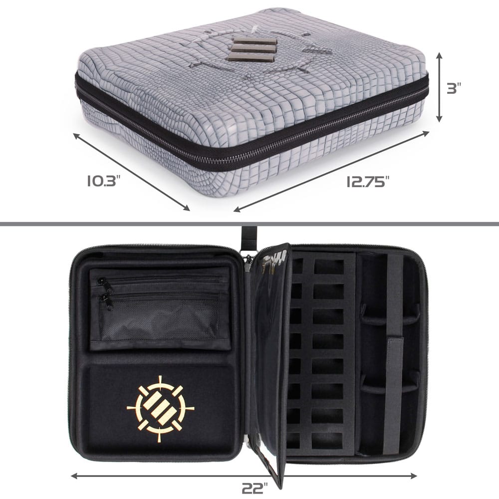 Enhance RPG Series Collector's Edition Organizer Case Silver - Versand: 5-7 Tage nach Bestellung