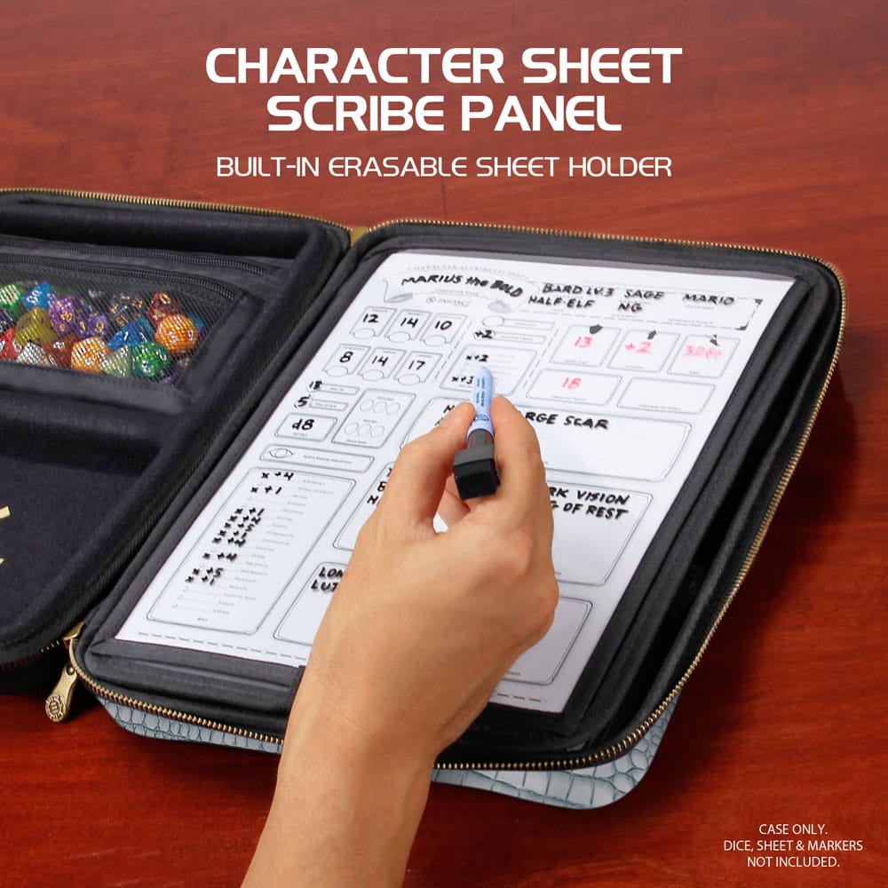 Enhance RPG Series Collector's Edition Organizer Case Silver - Versand: 5-7 Tage nach Bestellung