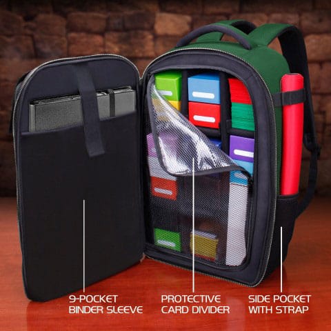 Enhance TCG Series Card Backpack Collector's Edition Green - Versand: 5-7 Tage nach Bestellung
