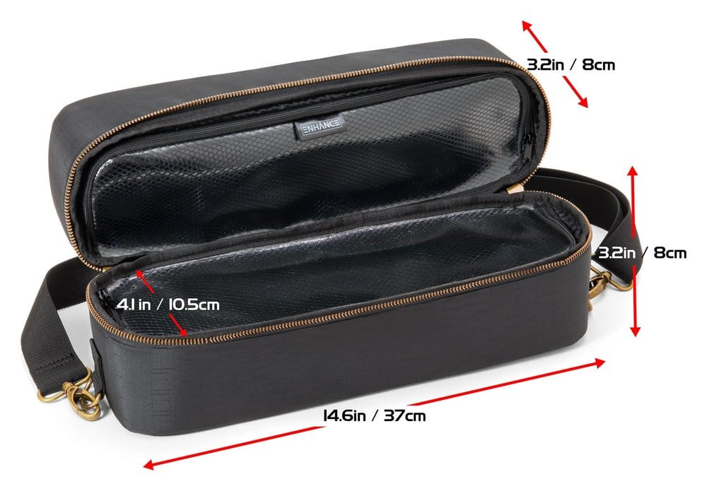 Enhance TCG Series Deckbox- und Playmat-Tasche Schwarz - Preorder - ETA: 25.01.2027