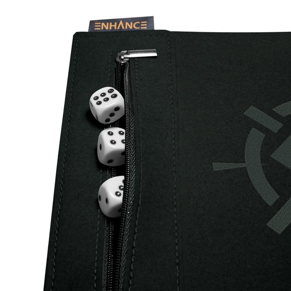 Enhance Tabletop-Zubehör Roll on a Scroll Würfel und Würfelmatte Weiß - Preorder - ETA: 10.10.2026