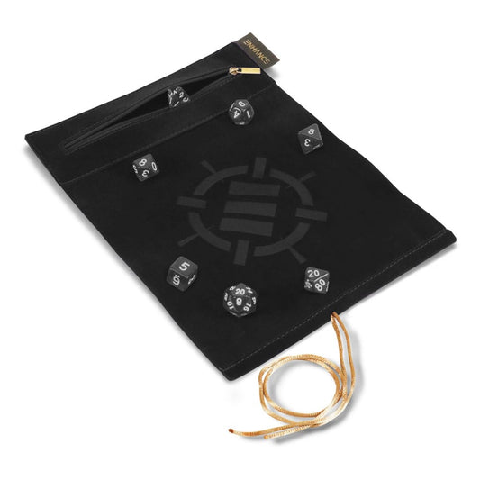 Enhance Tabletop Roll on a Scroll Würfeltasche mit Würfel Black  - Preorder - ETA: 17.10.2025